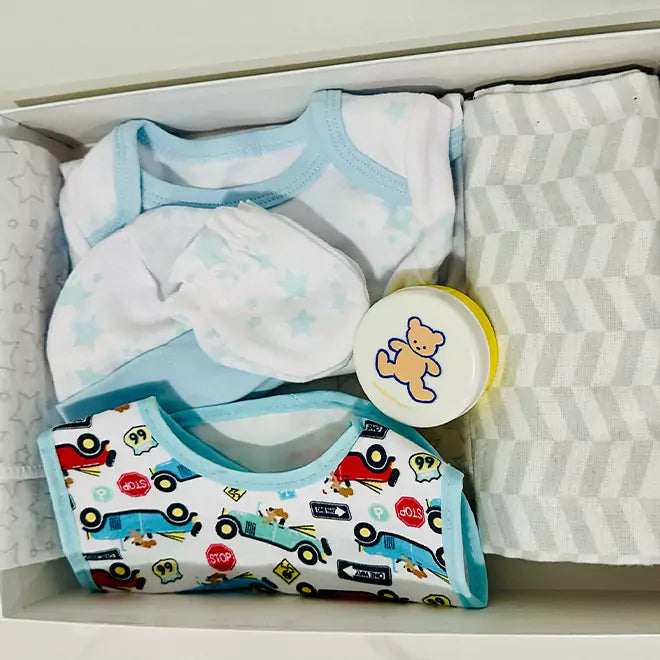 Newborn Baby Boy Celebration Gift Set