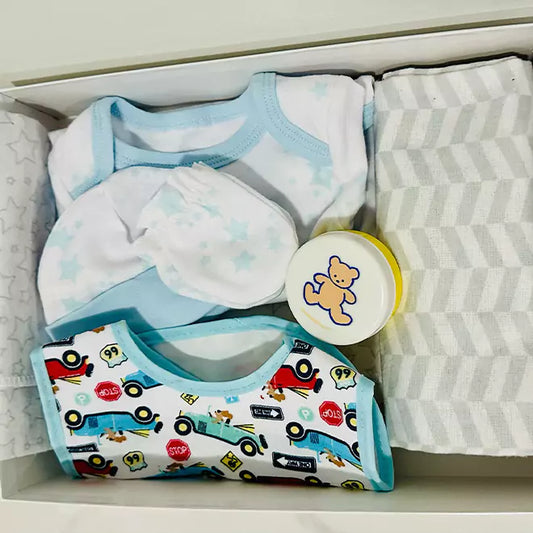 Newborn Baby Boy Celebration Gift Set
