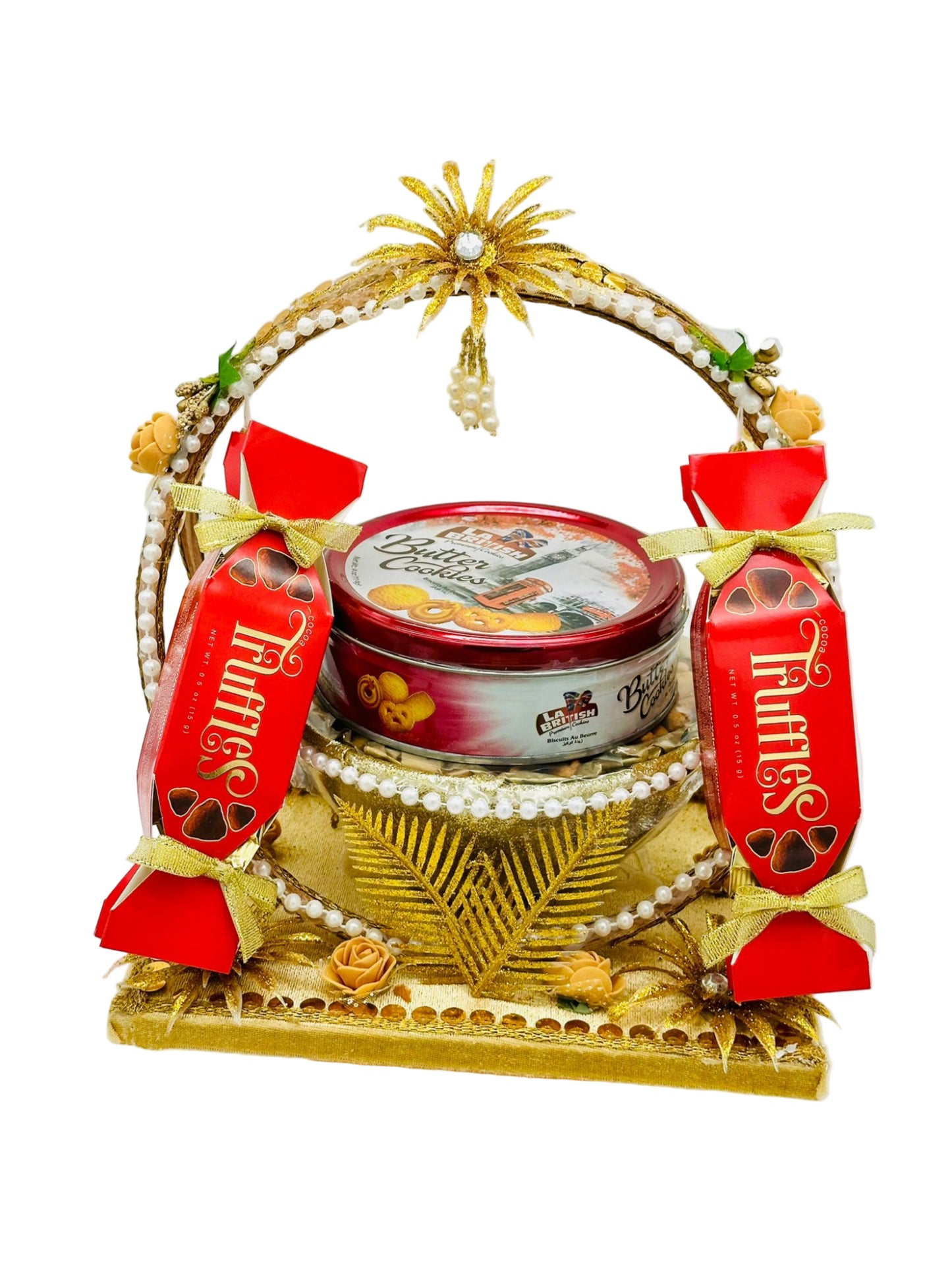 Golden Radiance Festive Basket