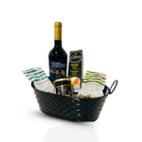 Wine Celebration Collection with Crackers, Nuts, and Jelly