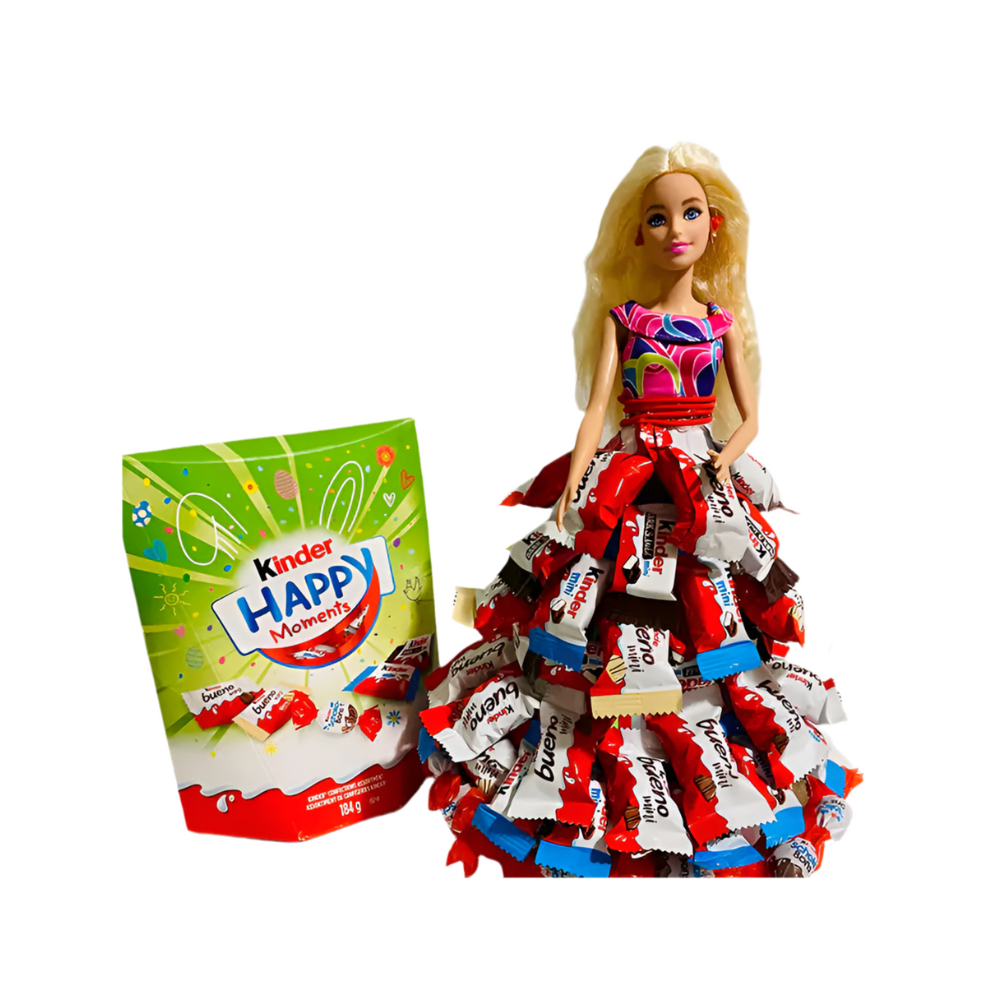 Barbie Adorned with Chocolate Gift Box