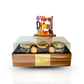 Diwali Gift Box with Nuts and Chocolate Coins