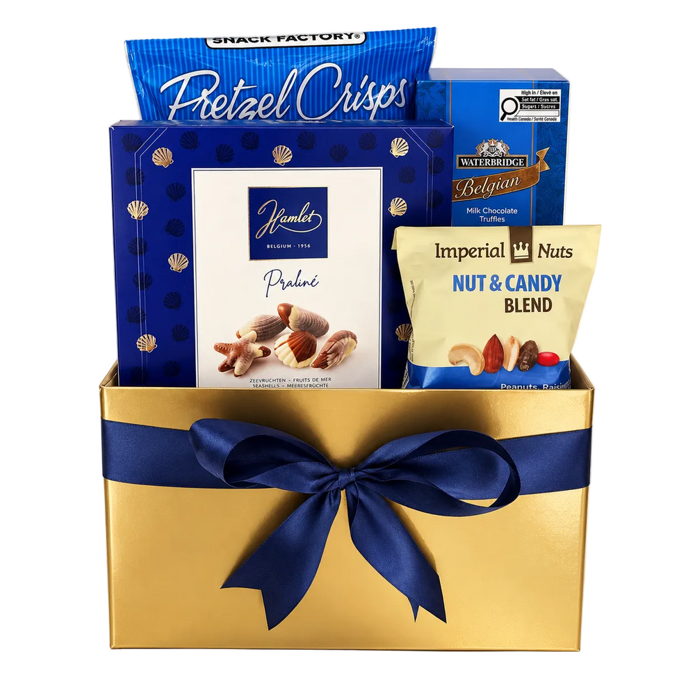 Royal Blue Chocolate & Snack Gift Box