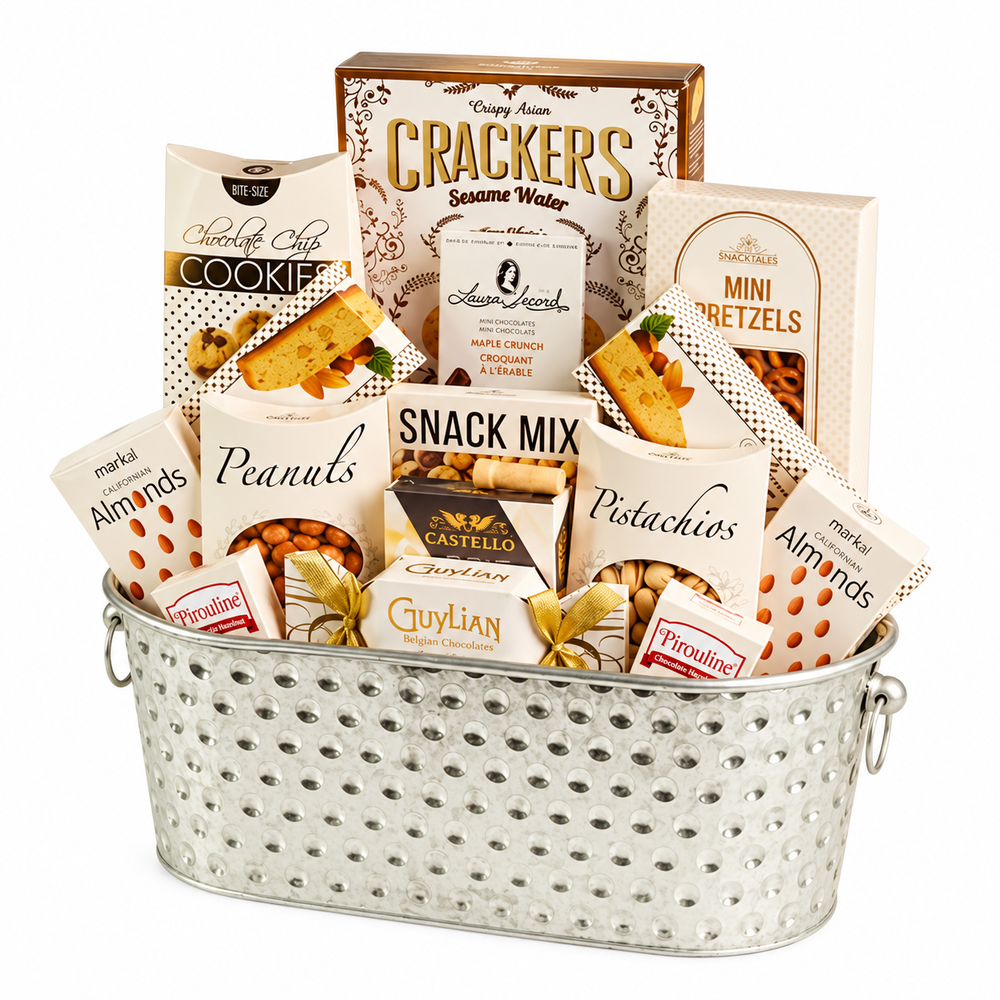 Gourmet Delights Gift Basket – Sweet & Savory Collection