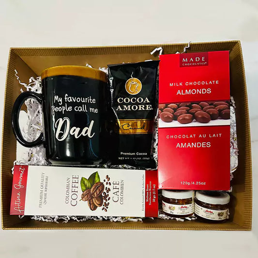 Relaxing Time for Dad Gift Box With 15oz Mug