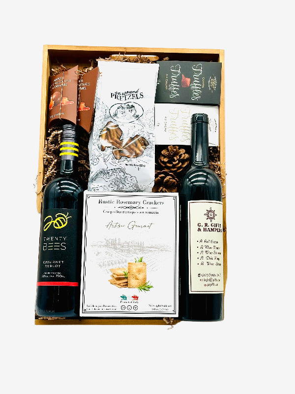 Wine & Gourmet Gift Tray